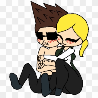 20th Johnny Cage X Sonya Blade - Cartoon, HD Png Download