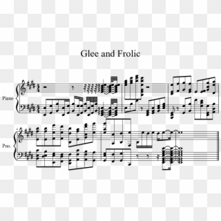 Glee And Frolic Sheet Music 1 Of 1 Pages - Sheet Music, HD Png Download