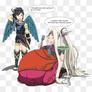 I Thought You Were Going To Go On A Diet - Pit X Palutena Pregnant, HD Png Download