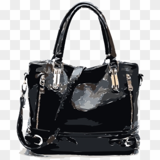 This Free Icons Png Design Of Black Zipper Bag No Logo - Handbag, Transparent Png