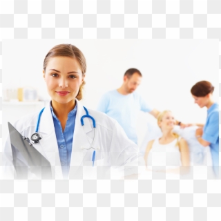 Caring Doctor - Female Doctor, HD Png Download