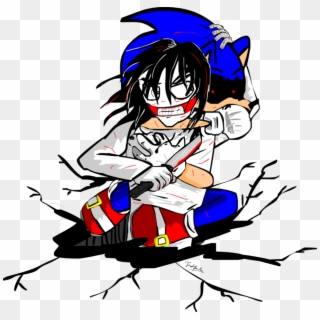 Killer Drawing Color - Sonic Exe And Jeff The Killer, HD Png Download