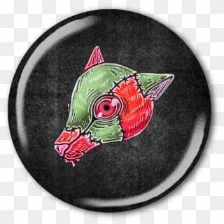 Zombie Dog 3 Jumbo Button - Rhinoceros, HD Png Download