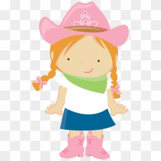 Cowboy E Cowgirl - Menina Fazendinha Png, Transparent Png