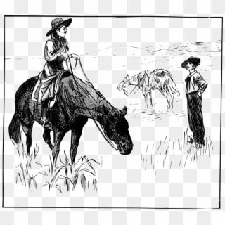 Cowgirl Public Domain, HD Png Download