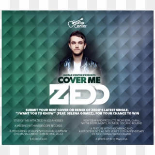 Cover Me Zedd - Flyer, HD Png Download