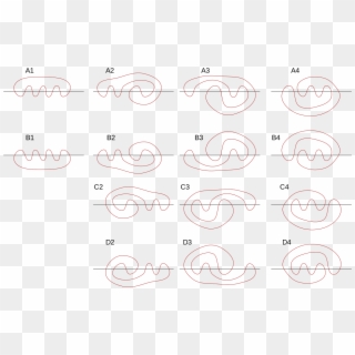 Meandric Numbers Sketch - Circle, HD Png Download
