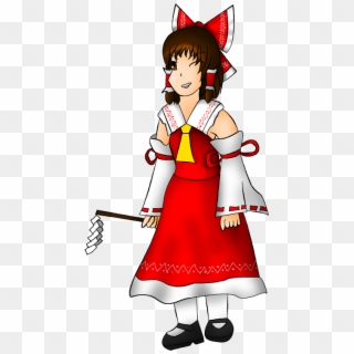 Hakurei Reimu - Cartoon, HD Png Download