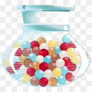 Gumball Clipart Candy Jar - Plastic Bottle, HD Png Download