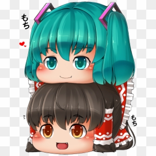 Reimu And Miku, HD Png Download