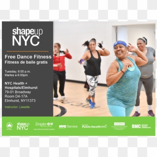 Shape Up Nyc Free Bilingual Dance Fitness Classes - Zumba, HD Png Download