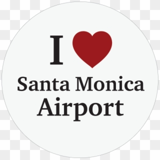 Santa Monica Airport On Twitter - Love Santa Monica Airport, HD Png Download