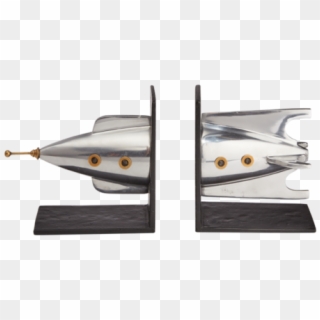 Rocket Bookends Aluminum - Bookend, HD Png Download