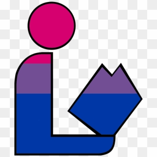 Bisexual Pride Library Logo - Library, HD Png Download