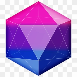 So, Here Are Some Pride Flag D20's They're Transparent - Triangle, HD Png Download