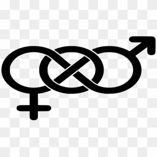 Bisexual Pride Logo Loving Men Png Image - Bisexual Logo, Transparent Png