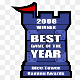 2008 Best Game Of The Year - Dice Tower Logo, HD Png Download