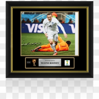 Wayne Rooney Official Fifa World Cup™ Signed And Framed - Picture Frame, HD Png Download