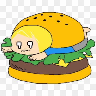 Burger Drawing Retro - Logo De Burger Man, HD Png Download