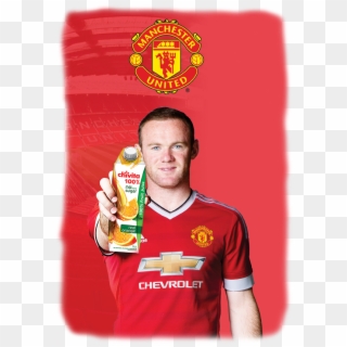 Manchester United Wayne Rooney Chivita 100% - Manchester United, HD Png Download