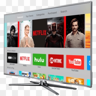 Apple Tv - Samsung Ue46d8000, HD Png Download