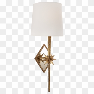 Etoile Sconce In Gilded Iron With Natural Paper - Visual Comfort Etoile Sconce, HD Png Download