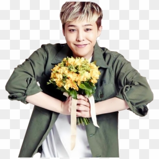 Gd Bigbang, Bigbang G Dragon, Daesung, G Dragon Top, - G Dragon With Flower, HD Png Download
