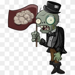 Sir Flag Zombie - Plants Vs Zombies 2, HD Png Download