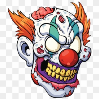 #zombie #clown #killerclown #freetoedit - Cartoon Zombie Clown, HD Png Download