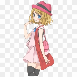 #pokemon #pokemonserena #serena #pokegirl #pokemonxy - Serena From Pokemon Sticker, HD Png Download