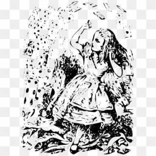 Alice's Adventures In Wonderland And Through The Looking-glass - Alice In Wonderland Illustrations, HD Png Download