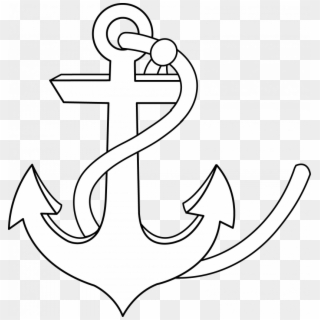 Clipart Anchor Printable - Anchor White, HD Png Download