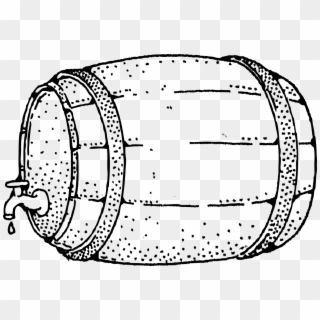 Keg Barrel Cooper Whisky Beer Png Image - Beer Barrel Clip Art, Transparent Png
