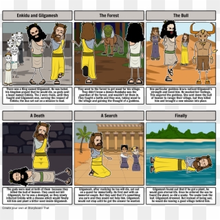 The Real Epic Of Gilgamesh - Cartoon, HD Png Download