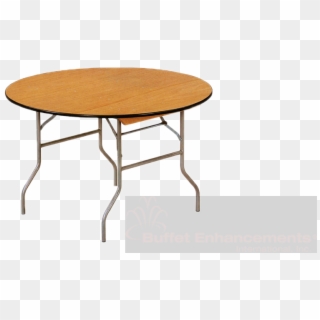 Round Folding Banquet Tables - Round Table, HD Png Download