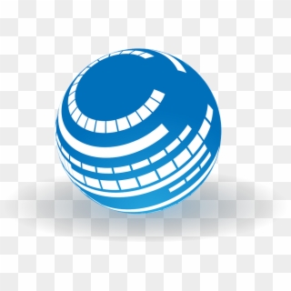 Bola Azul Os Traços Área - Esfera Logo Png, Transparent Png