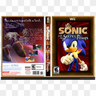 Sonic And The Secret Rings Box Art Cover - Sonic And The Secret Rings, HD Png Download