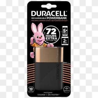 Power Bank Up To 72 Hours Extra Talk Or Surf Time - Duracell Powerbank 6700 Mah, HD Png Download