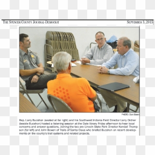 Kendall Thompson Was There To Discuss The Other Trail - Meeting, HD Png Download