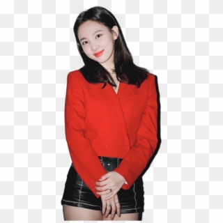 #nayeon #twice #kpop #cute #red #black #smile #shadow - Nayeon, HD Png Download