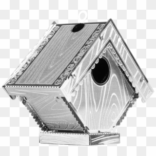 Picture Of Bird House - Bird House Metal Earth 3d Model Kit, HD Png Download