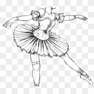 Transparent Background Ballerina Drawing, HD Png Download