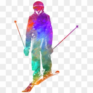 Bleed Area May Not Be Visible - Skier Turns, HD Png Download