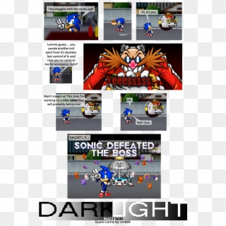 Dark Sonic Clipart - Sonic X Dark Super Sonic, HD Png Download - kindpng