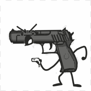 Online Drawing Game Comic Strip Panel - Firearm, HD Png Download