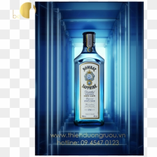 Bombay Sapphire 100cl - Bombay Sapphire Gin, HD Png Download