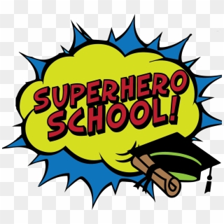 Morley Library - Superhero School Logo, HD Png Download
