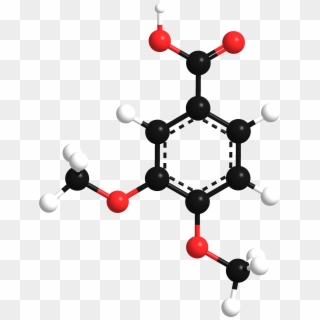 Vetaric Acid Model 3d - 4 Hydroxybenzoic Acid, HD Png Download