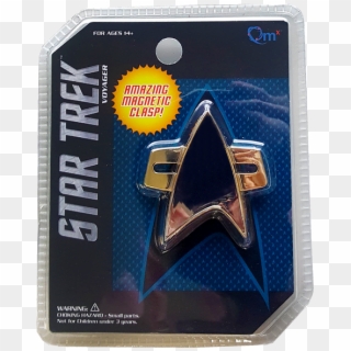 Voyager Communicator Replica Badge - Star Trek Ds9 Voyager Combadge, HD Png Download