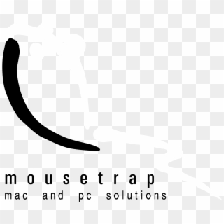 Mousetrap Logo Black And White - Calligraphy, HD Png Download